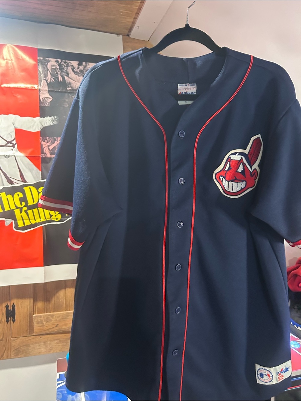 Majestic Vintage Albert Belle Cleveland Indians Baseball Jersey Guardians